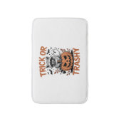 Feral Halloween Trick oder Trashy Badematte (Vorderseite Vertikal)