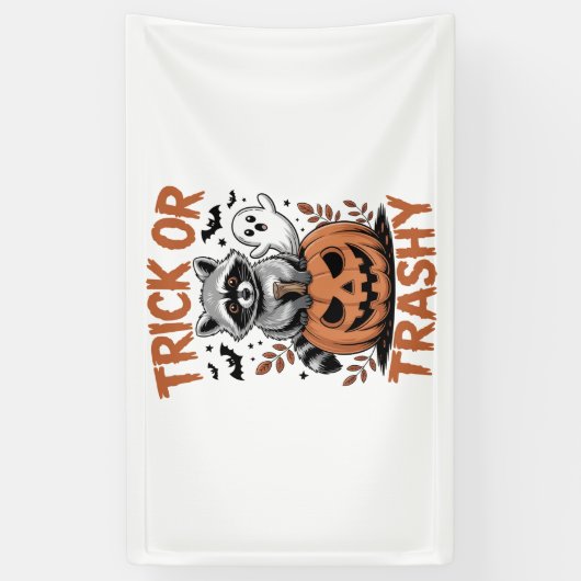 Feral Halloween Trick oder Trashy Banner (Vertikal)