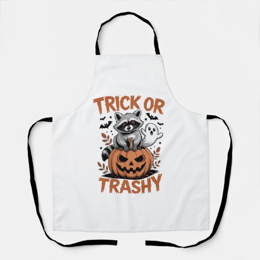 Feral Halloween Trick oder Trashy Schürze (Vorderseite)