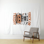 Feral Halloween Trick oder Trashy Wandteppich (Beispiel (Horizontal))