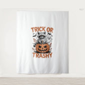 Feral Halloween Trick oder Trashy Wandteppich (Vorderseite)