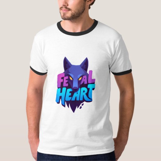 „Feral Heart“-Männer-T-Shirt T-Shirt (Vorderseite)