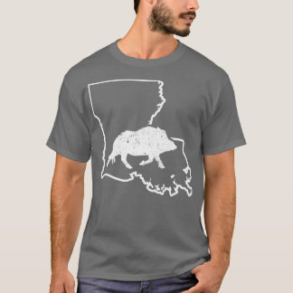 Feral Hog Fangen Louisiana Wild Boar Hog Jagd T-Shirt