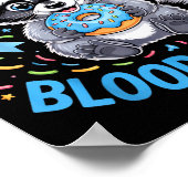 Feral Like My Blood Sugar Raccoon Outfit With Donu Poster (Ecke)