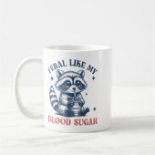 Feral Like My Blood Sugar Raccoon Td1 Diabetes Awa Kaffeetasse (Links)