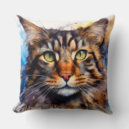 Feral Maine Coon Kissen