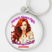 Feral Mama Schlüsselanhänger (Vorne)