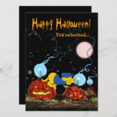 Ferald and The Rotten Pumpkins Einladung (Vorne/Hinten)