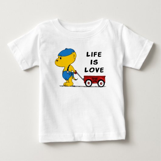 Ferald Baby | Leben ist Liebe Baby T-shirt (Vorderseite)