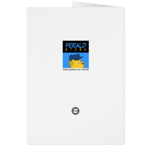 Ferald | Birthday Balloon Card (Hinten)