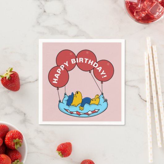 Ferald | Birthday Balloon Serviette (Beispiel)