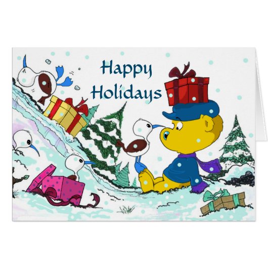 Ferald Christmas Weihnachtskarte (Vorderseite (Horizontal))