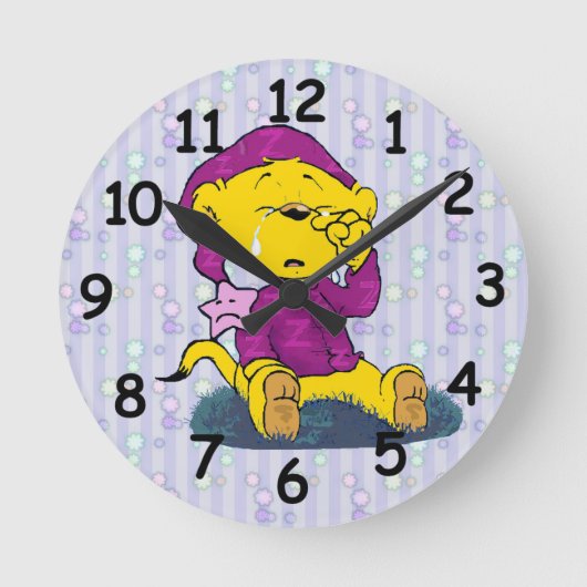 Ferald Cry Runde Wanduhr (Vorderseite)