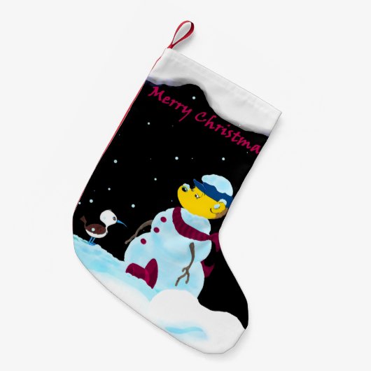 Ferald: Der Schneeferret Kleiner Weihnachtsstrumpf (Vorderansicht (hängend))