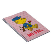 Ferald Eating Rose Notebook Notizblock (Rechte Seite)
