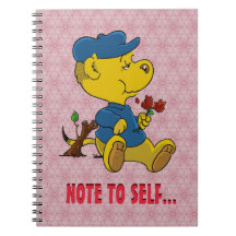 Ferald Eating Rose Notebook