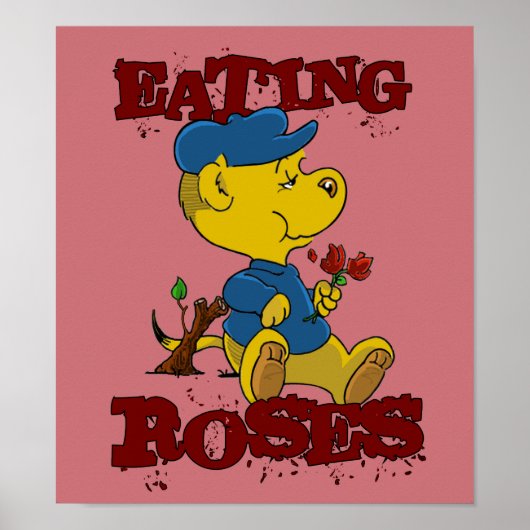 Ferald Eating Rose Poster (Vorne)