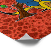 Ferald Eating Rose Poster (Ecke)