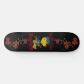 Ferald Eating Rose Skateboard (Horizontal)