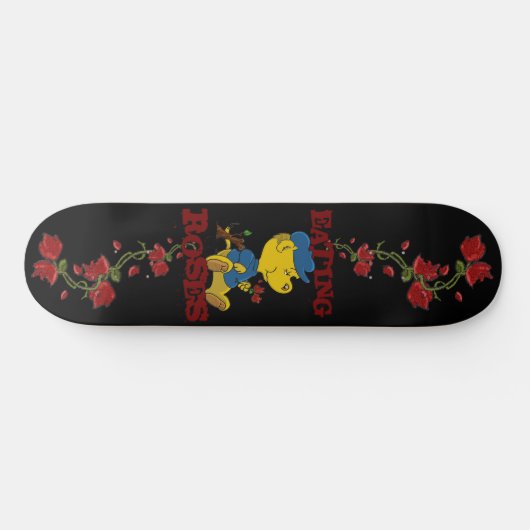 Ferald Eating Rose Skateboard (Horizontal)