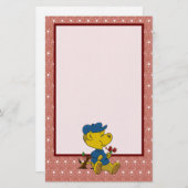 Ferald Eating Rose Stationery Briefpapier (Vorne/Hinten)