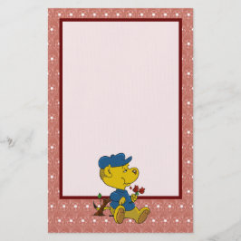 Ferald Eating Rose Stationery Briefpapier