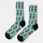 Ferald Laughing Hysterically Socken (Linkes Detail)