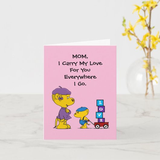 Ferald | Muttertagskarte Karte (Gelbe Blume)