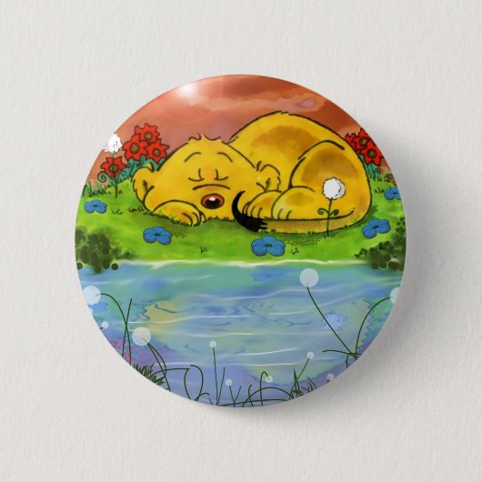 Ferald Napping durch die Schaltfläche Sonnenblumen Button (Vorderseite)