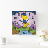 Ferald Picture Book Quadratische Wanduhr (Zuhause)