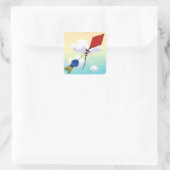 Ferald Picture Book Quadratischer Aufkleber (Tasche)