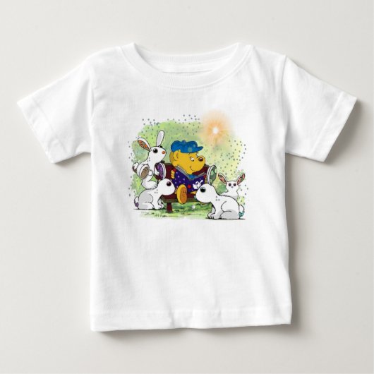 Ferald Reading zu den Bunnies Baby T-shirt (Vorderseite)