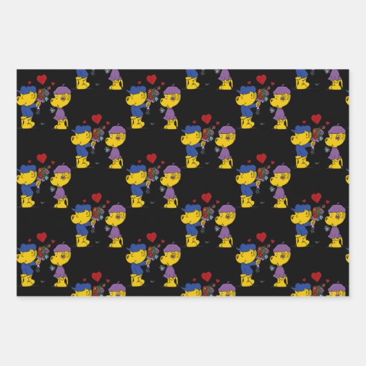 Ferald & Sahsha Ferret Packpapier Blätter (Vorderseite 3)