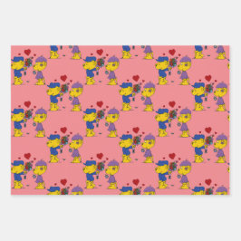 Ferald & Sahsha Ferret Packpapier Blätter