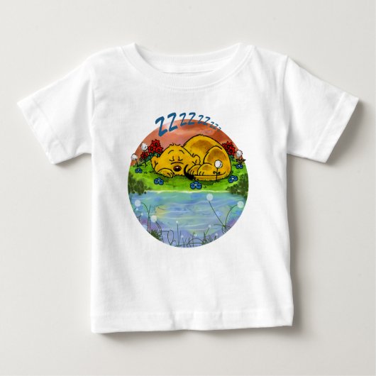 Ferald | Schlafende Baby T-shirt (Vorderseite)