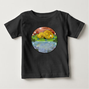 Ferald schlief bei den Sonnenblumen Baby T-shirt