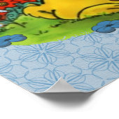 Ferald schlief bei den Sonnenblumen Poster (Ecke)