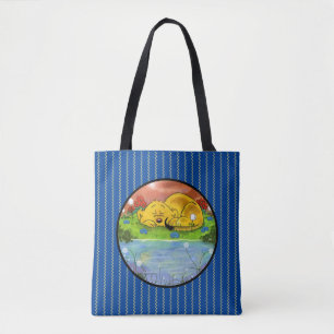 Ferald schlief bei den Sonnenblumen Tasche