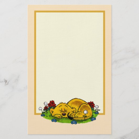 Ferald Sleeping Briefpapier (Vorderseite)