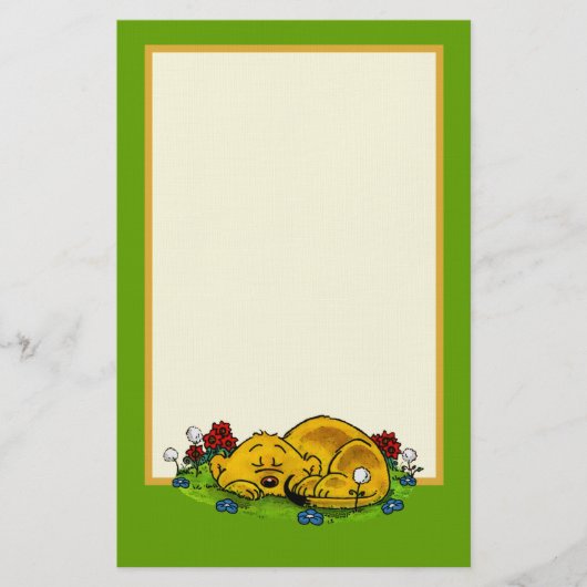 Ferald Sleeping Briefpapier (Vorderseite)