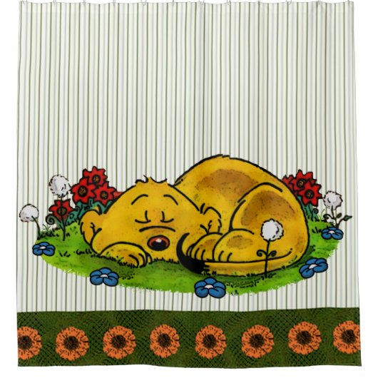 Ferald Sleeping Duschvorhang (Vorderseite)