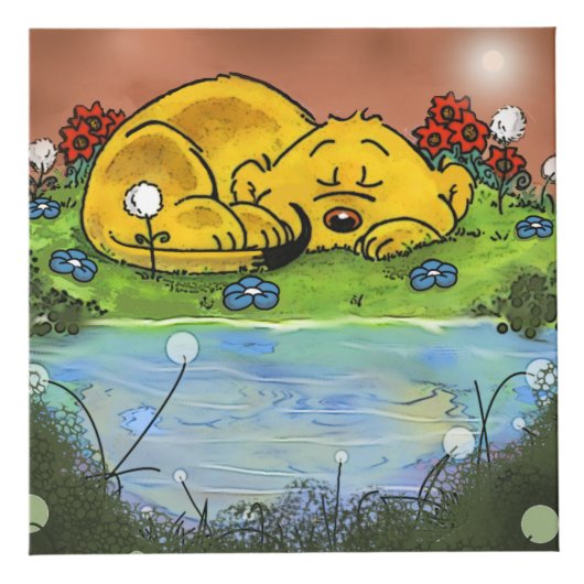 Ferald | Sleeping Ferret Cube Würfel (Rechts)