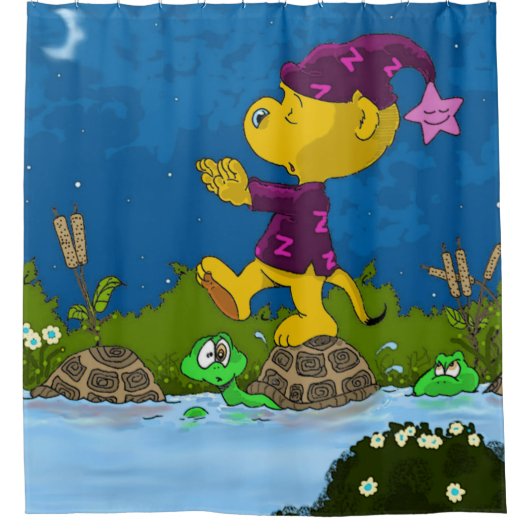 Ferald Sleepwalk Duschvorhang (Vorderseite)