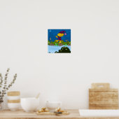 Ferald Sleepwalk über den Teich Poster (Küche)