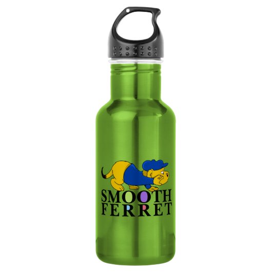 Ferald | Smooth Ferret Edelstahlflasche (Vorderseite)