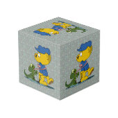 Ferald und der Baby Lizard Cube Würfel (Rückseite Schrägansicht)