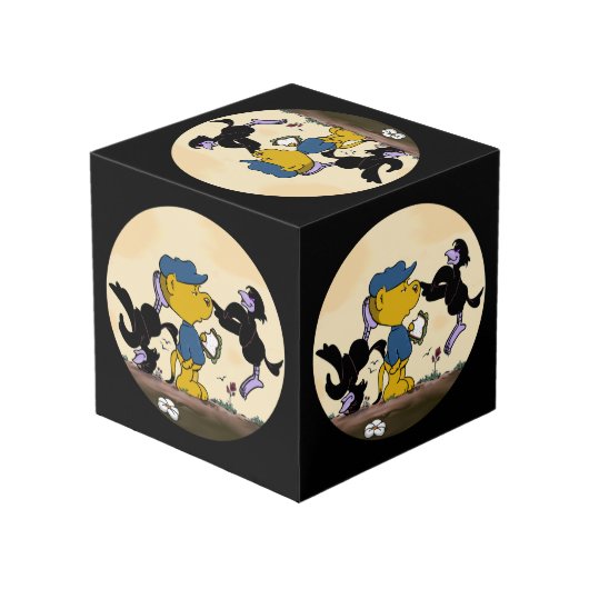 Ferald und der Pesky Crows Cube Würfel (Rückseite Schrägansicht)