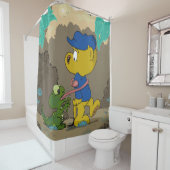 Ferald und die Baby Lizard Duschvorhang (Beispiel)