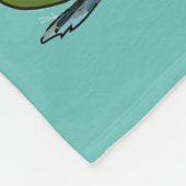 Ferald und die Baby Lizard Fleecedecke (Ecke)