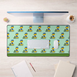 Ferald und die Baby Lizard | Kinder Schreibtischunterlage